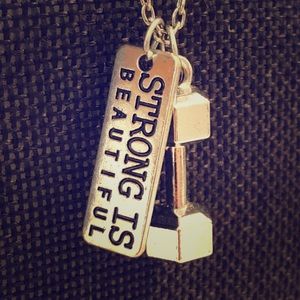 STRONG IS BEAUTIFUL necklace